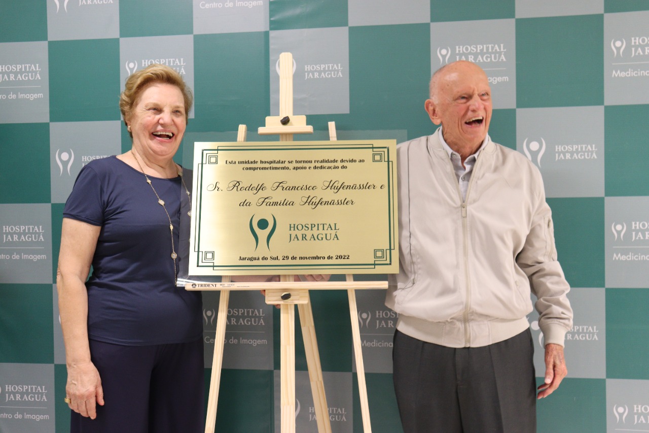 <strong>Hospital Jaraguá realiza homenagem ao empresário Rodolfo Francisco Hufenüssler</strong>