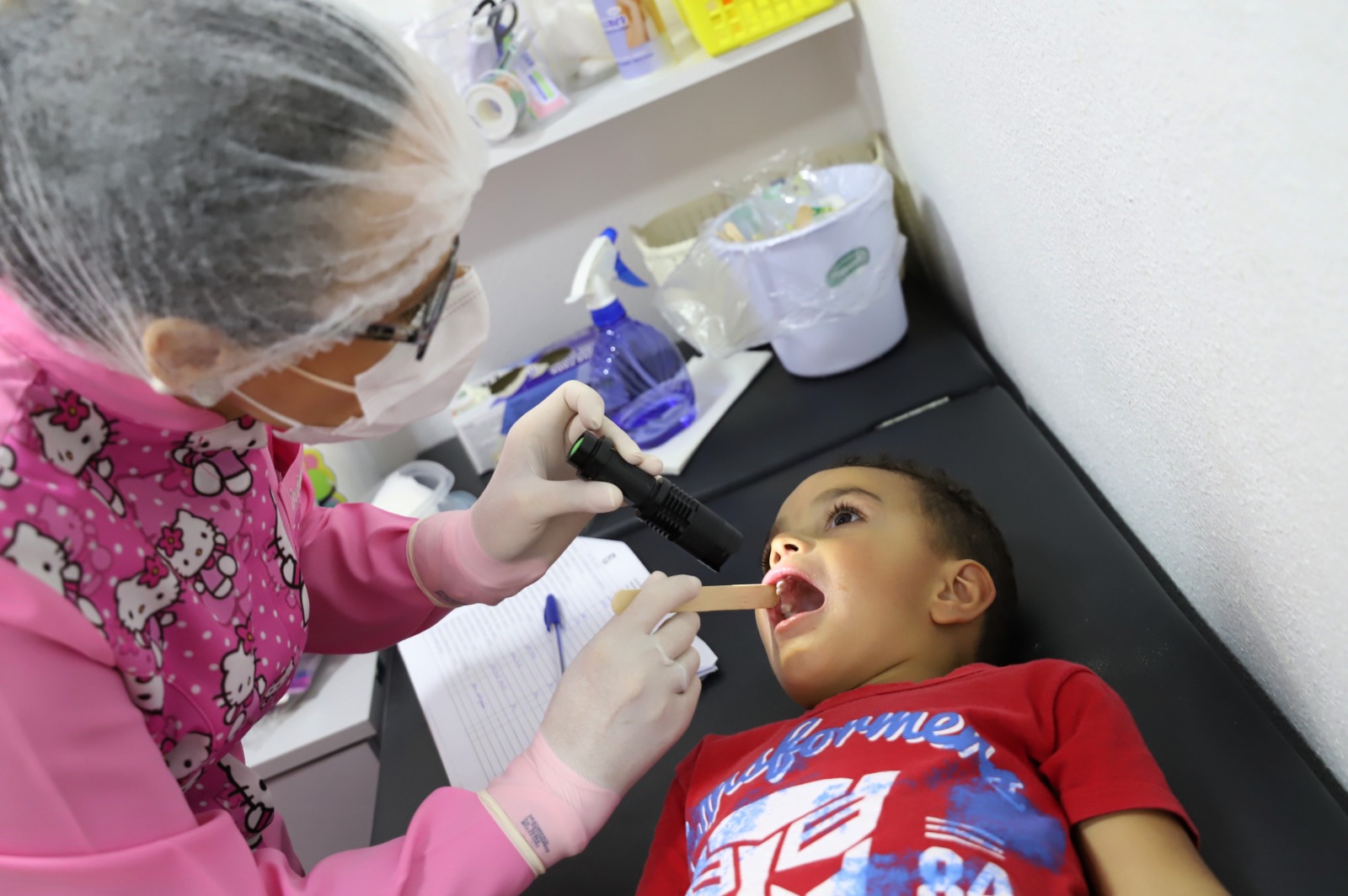 <strong>Crianças do João Pessoa recebem visita da equipe de saúde bucal</strong>