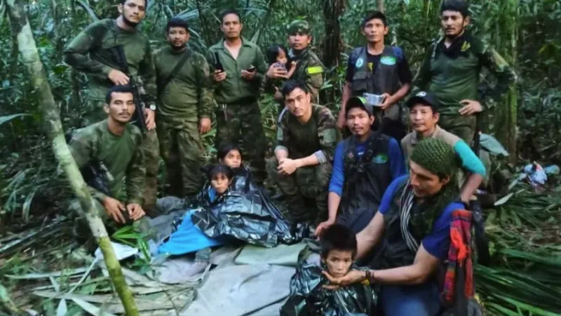 Como as crianças desaparecidas na selva da Colômbia sobreviveram 40 dias