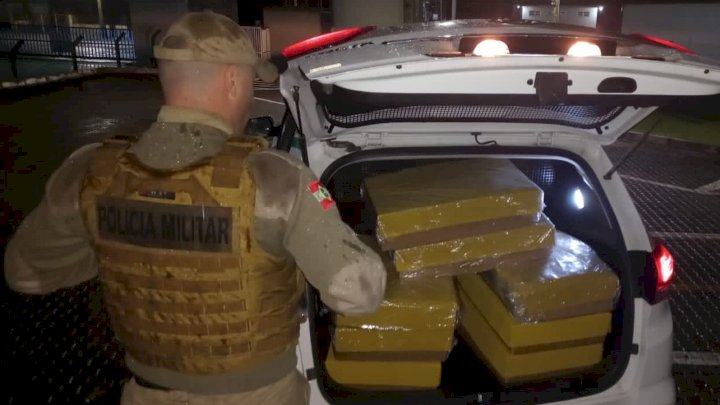 Mais de 295 quilos de pasta base de cocaína são apreendidos em Garuva