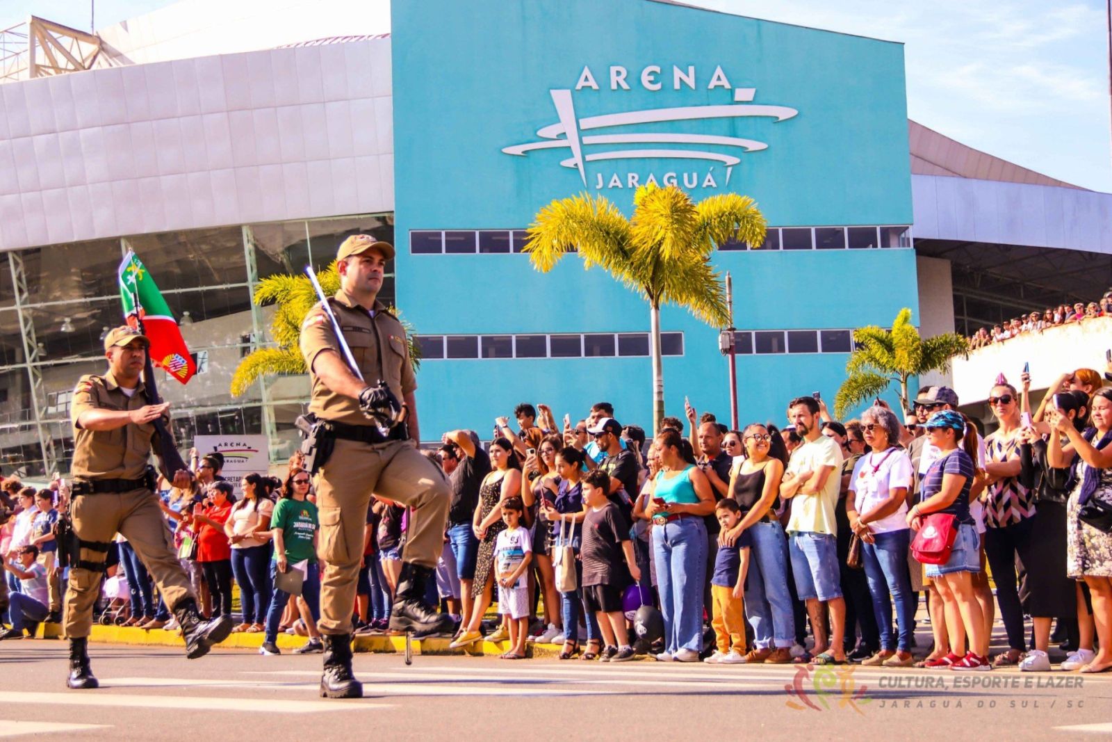 Tudo pronto para o desfile de 147 anos de Jaraguá do Sul