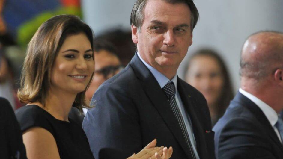 Jair Bolsonaro e Michelle participam de evento do PL em SC