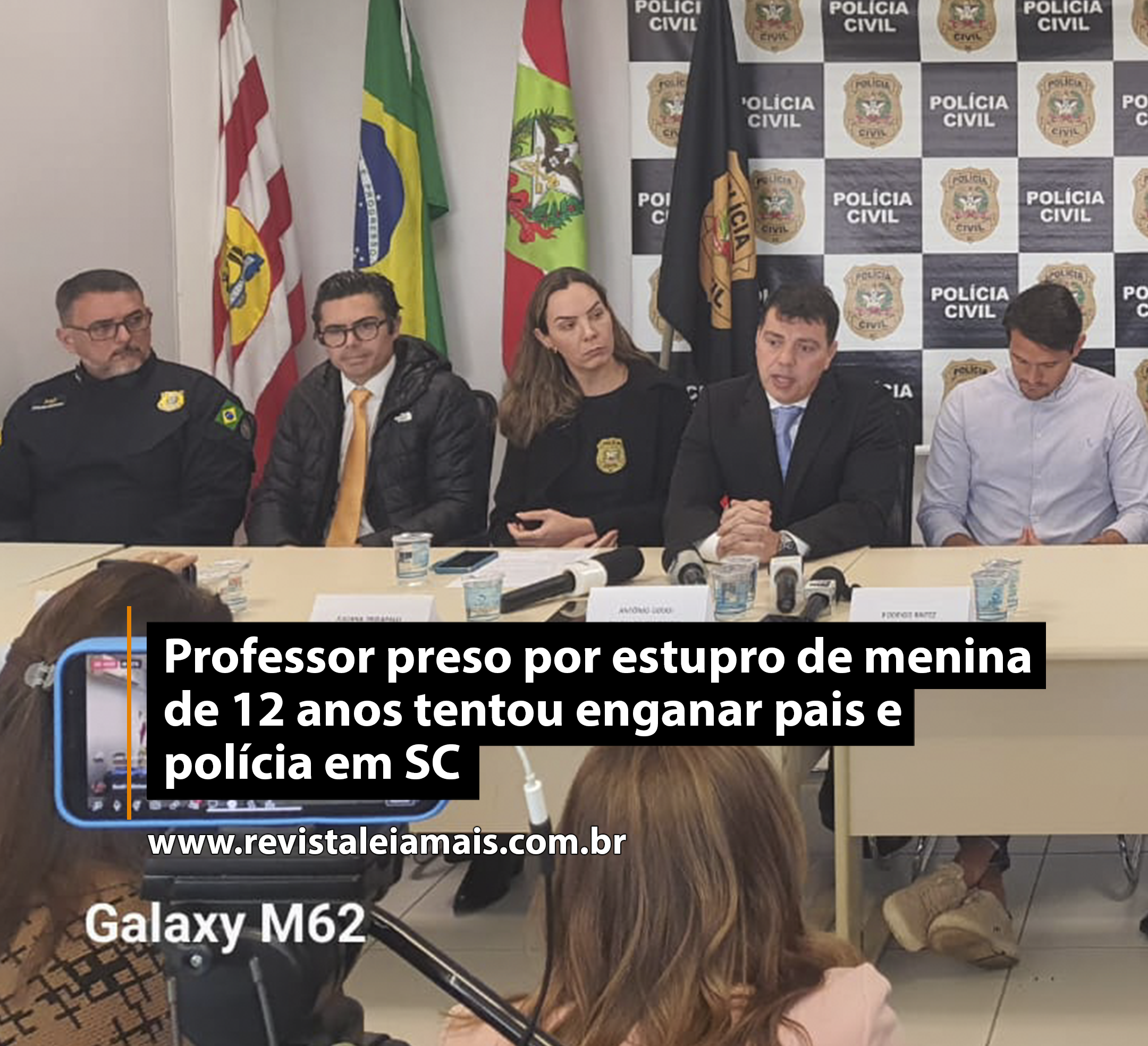 Professor preso por estupro de menina de 12 anos tentou enganar pais e polícia em SC