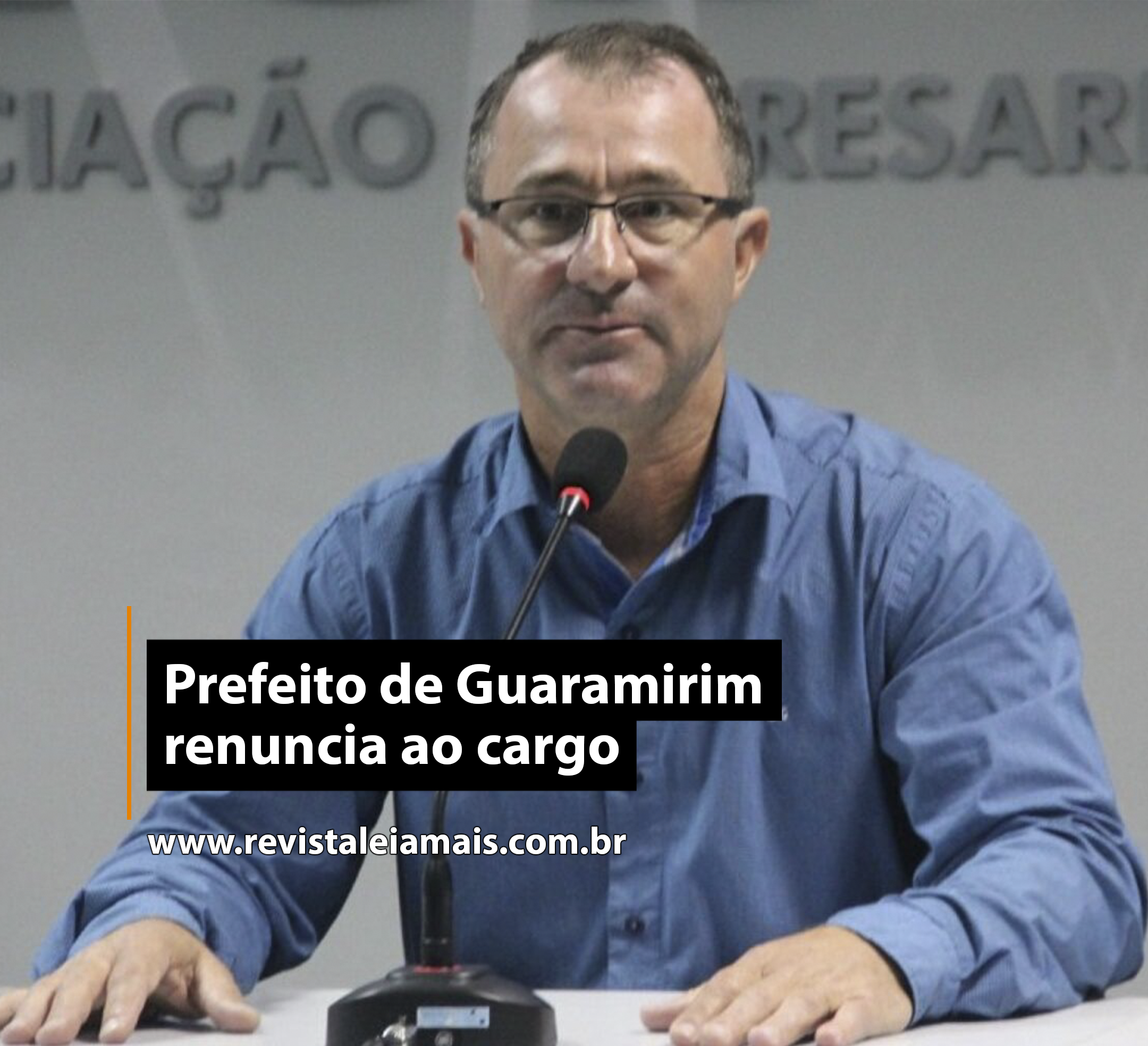 Prefeito de Guaramirim renuncia ao cargo