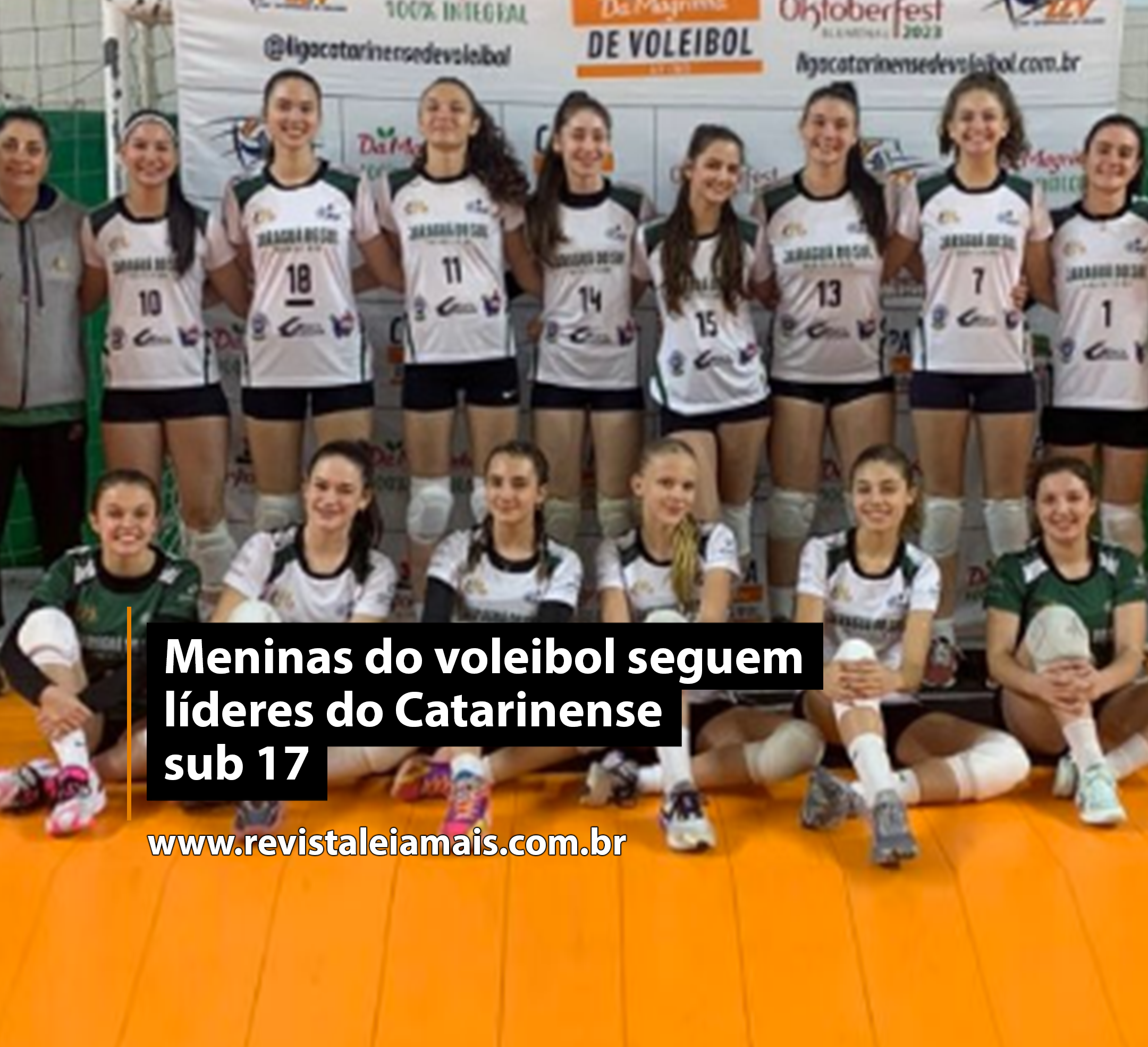 Meninas do voleibol seguem líderes do Catarinense sub 17