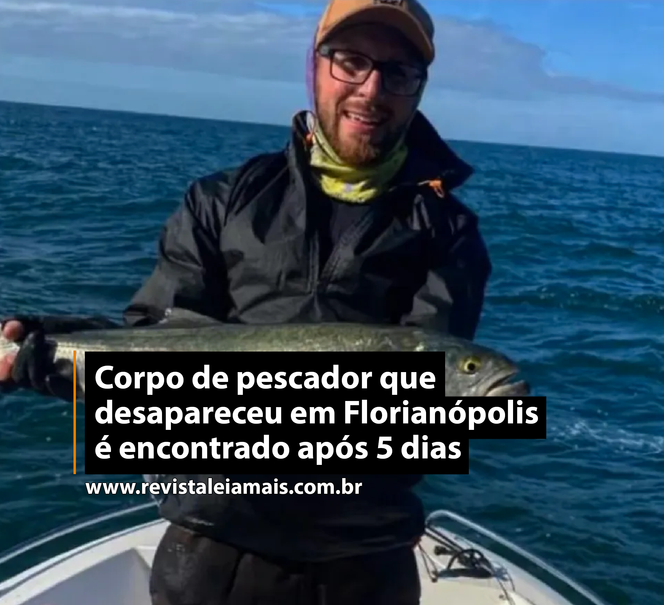 Corpo de pescador que desapareceu em Florianópolis é encontrado após 5 dias