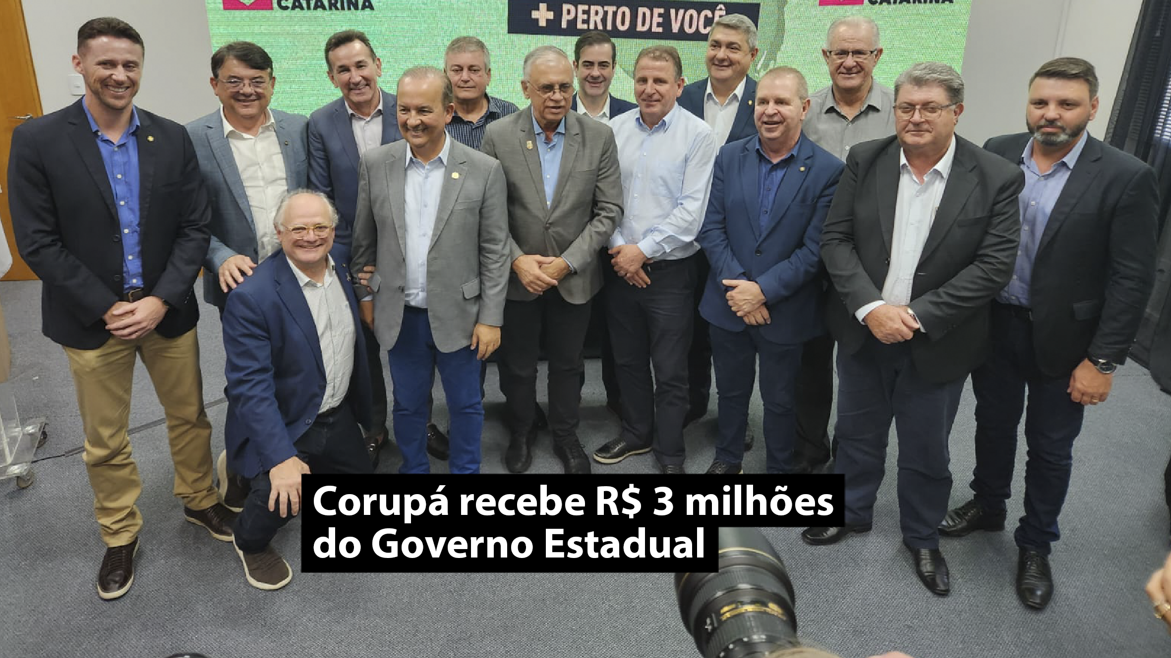 Corupá recebe R$ 3 milhões do Governo Estadual