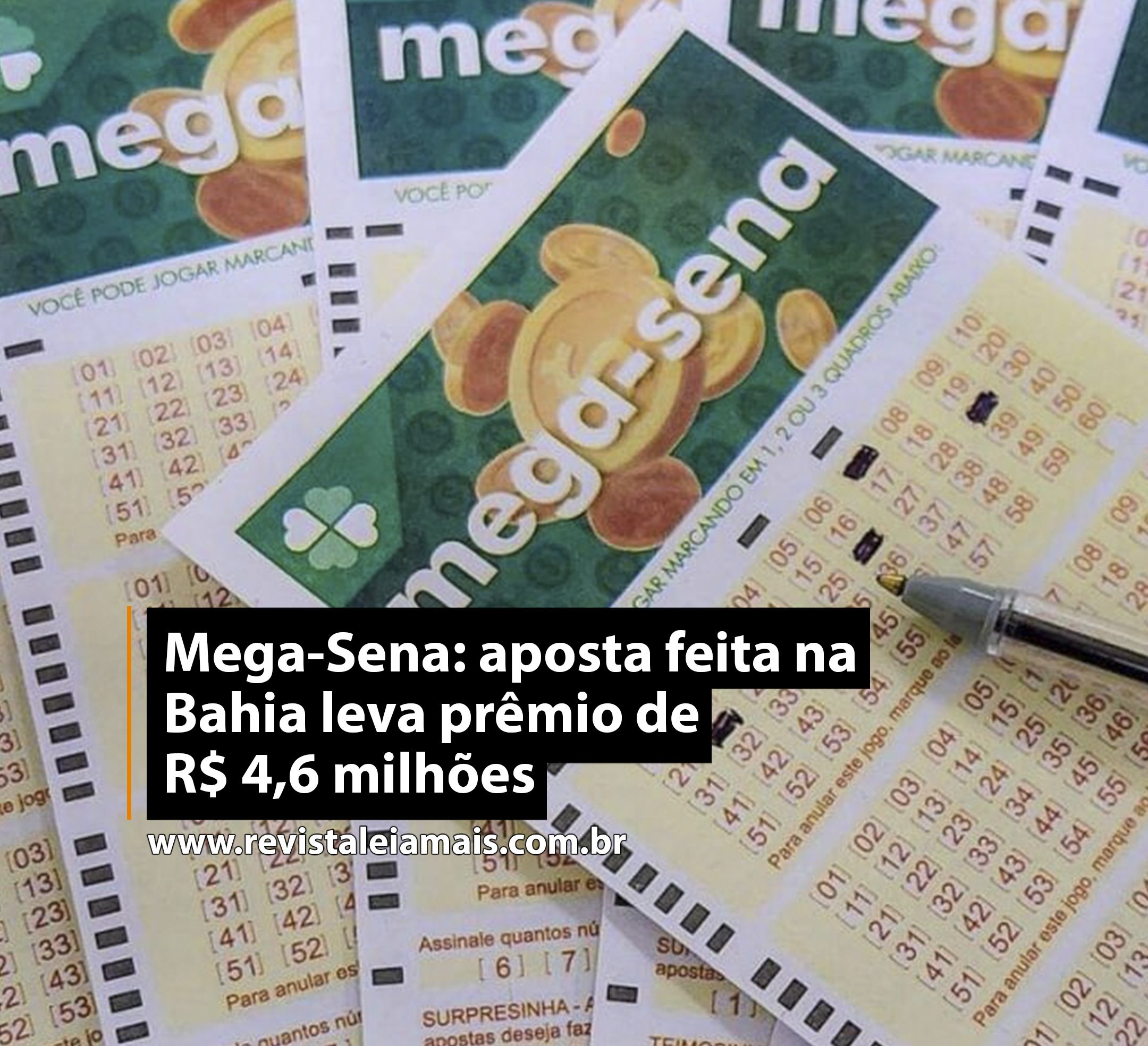 Mega-Sena: aposta feita na Bahia leva prêmio de R$ 4,6 milhões