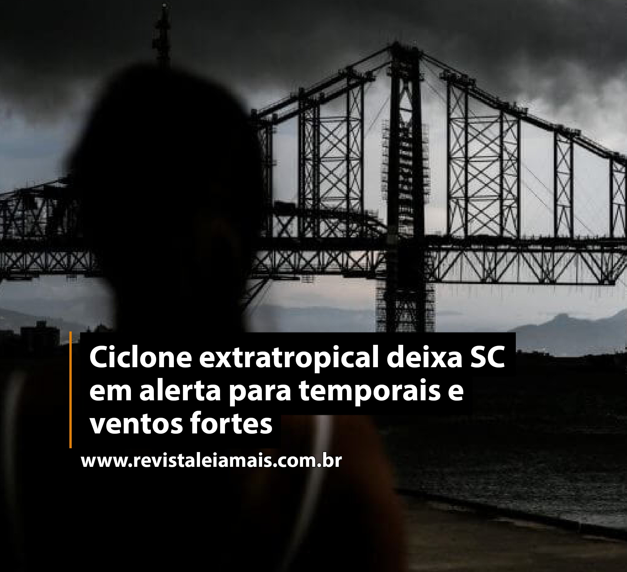 Ciclone extratropical deixa SC em alerta para temporais e ventos fortes