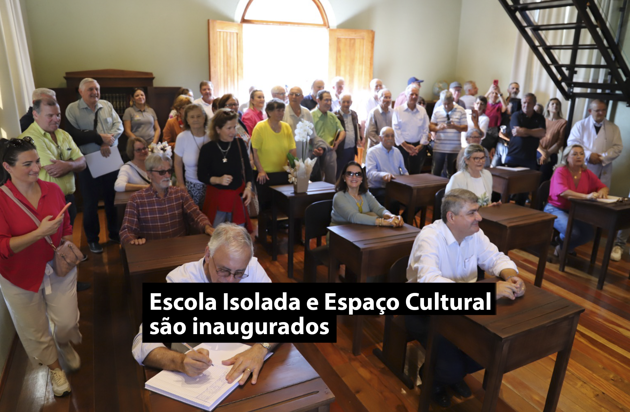 Escola Isolada e Espaço Cultural são inaugurados