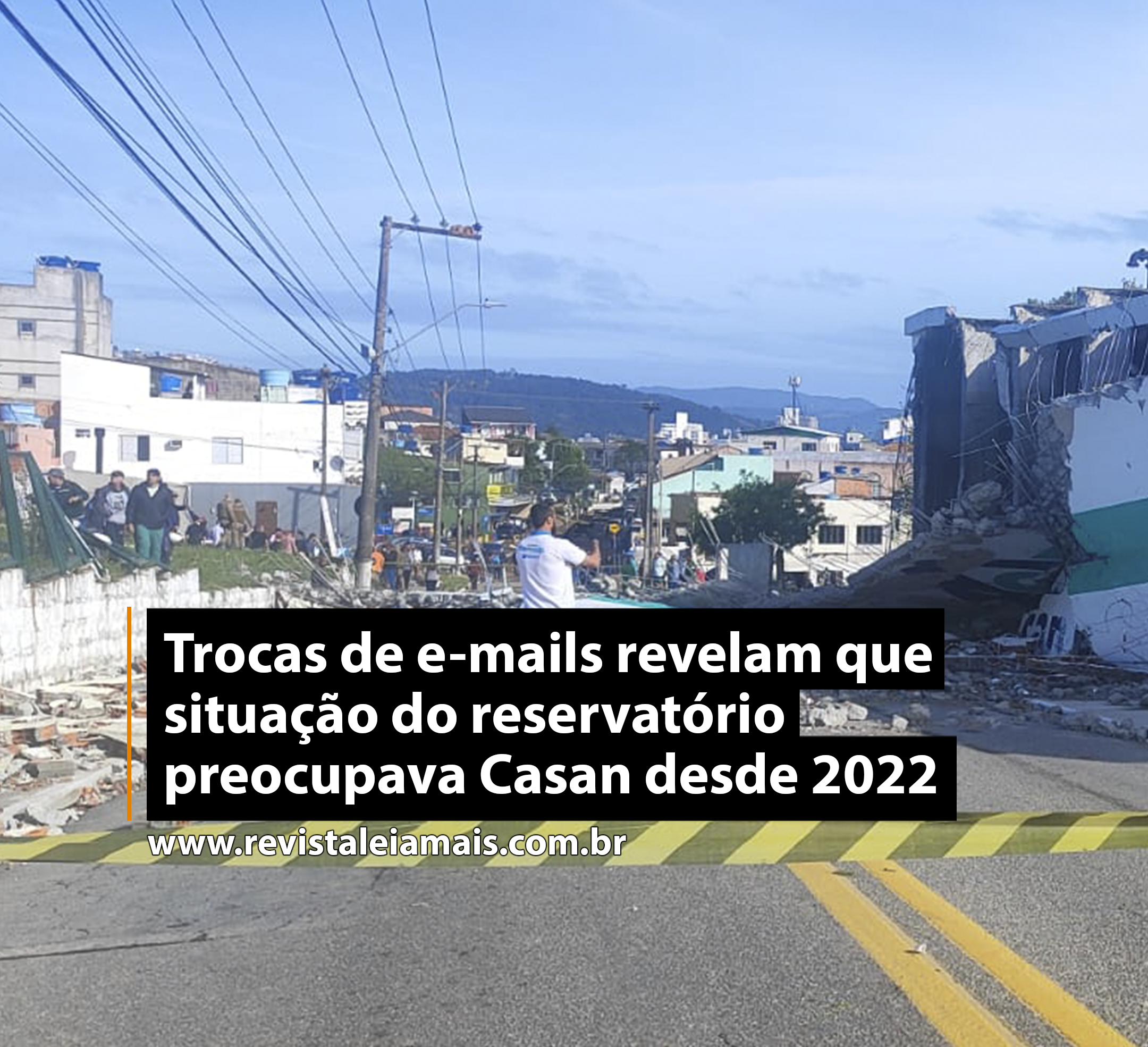 Trocas de e-mails revelam que situação do reservatório preocupava Casan desde 2022