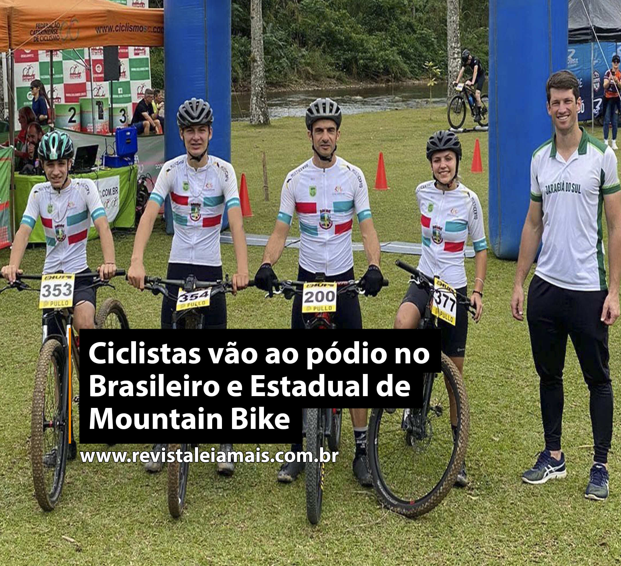 Ciclistas vão ao pódio no Brasileiro e Estadual de Mountain Bike