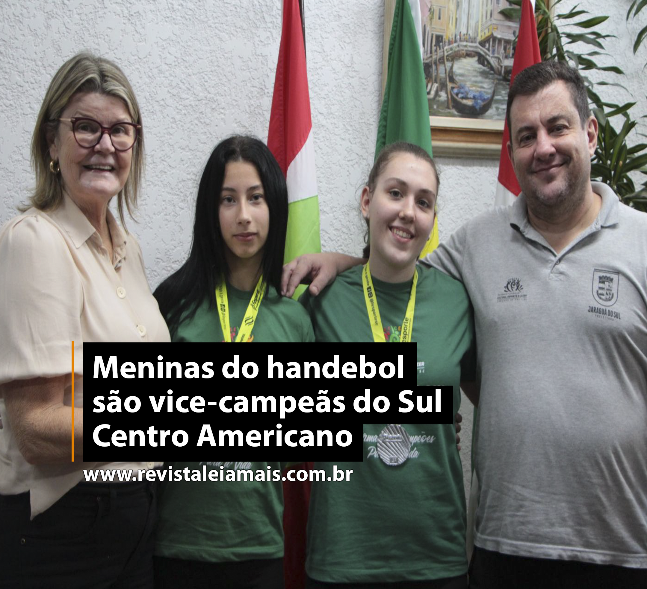 Meninas do handebol são vice-campeãs do Sul Centro Americano