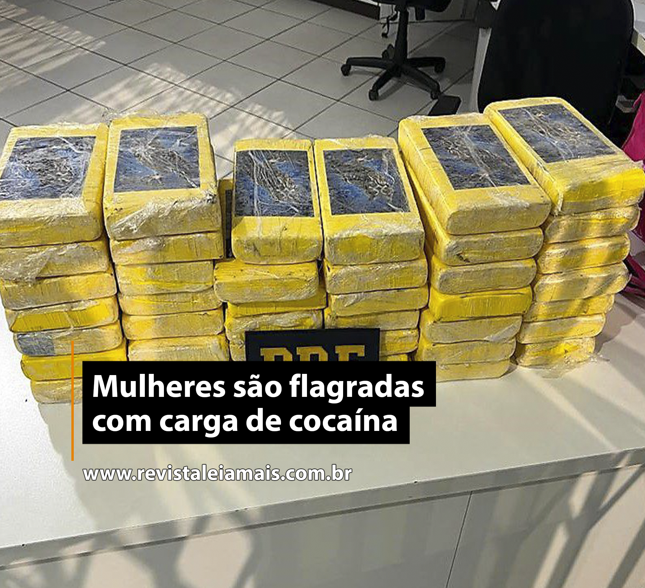 Mulheres são flagradas com carga de cocaína