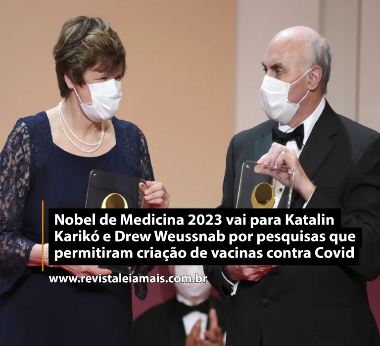 Nobel de Medicina 2023 vai para Katalin Karikó e Drew Weussnab por pesquisas que permitiram criação de vacinas contra Covid