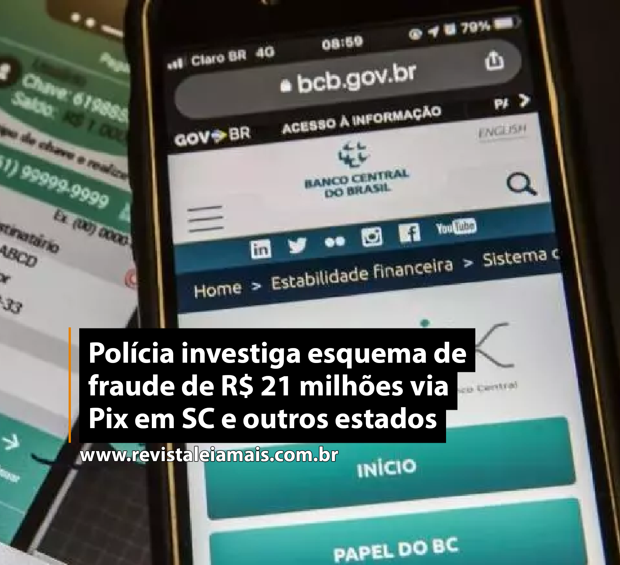 Polícia investiga esquema de fraude de R$ 21 milhões via Pix em SC e outros estados